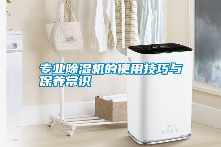 专业除湿机的使用技巧与保养常识