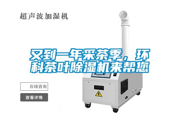 又到一年采茶季，环科茶叶除湿机来帮您