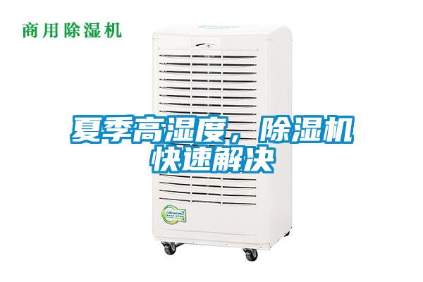 夏季高湿度，除湿机快速解决