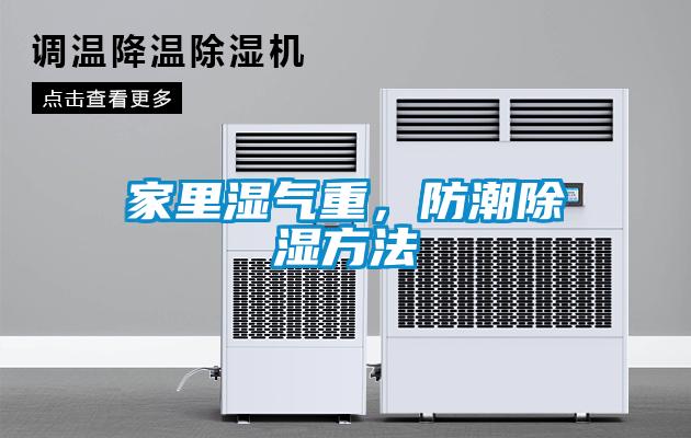 家里湿气重，防潮除湿方法