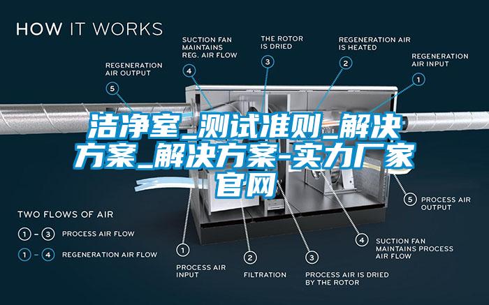 洁净室_测试准则_解决方案_解决方案-实力厂家官网