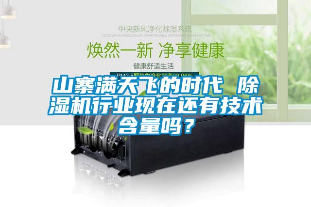 山寨满天飞的时代 除湿机行业现在还有技术含量吗？