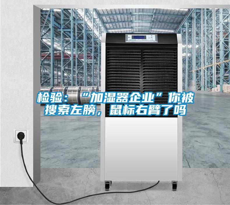 检验：“加湿器企业”你被搜索左膀，鼠标右臂了吗