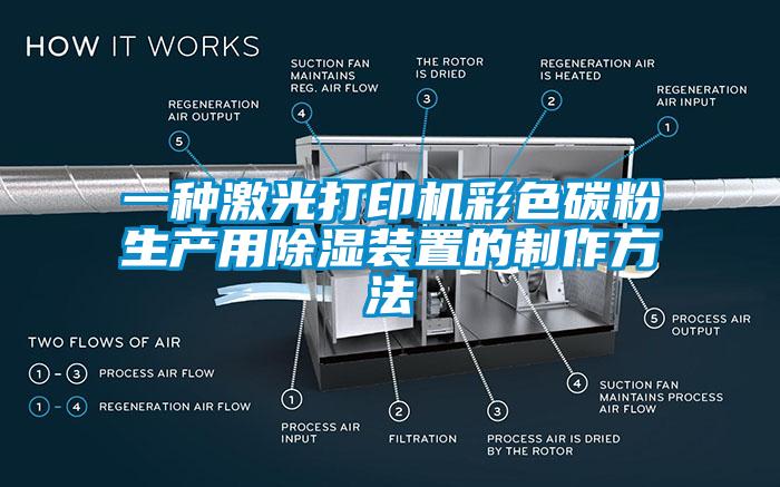 一种激光打印机彩色碳粉生产用除湿装置的制作方法