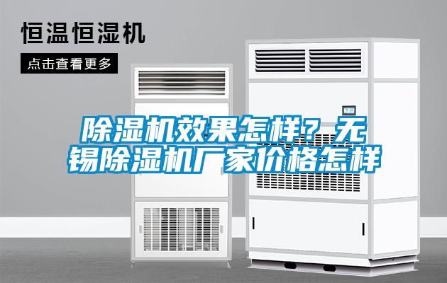 除湿机效果怎样？无锡除湿机厂家价格怎样