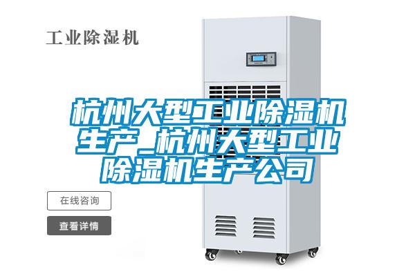 杭州大型工业除湿机生产_杭州大型工业除湿机生产公司