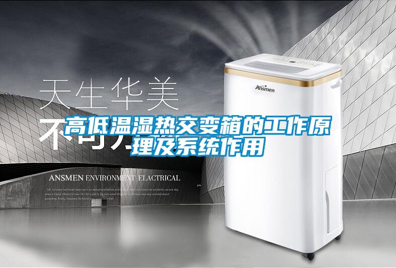 高低温湿热交变箱的工作原理及系统作用