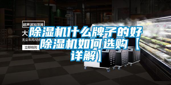 除湿机什么牌子的好 除湿机如何选购【详解】