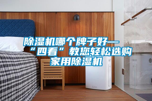 除湿机哪个牌子好—“四看”教您轻松选购家用除湿机