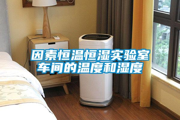 因素恒温恒湿实验室车间的温度和湿度
