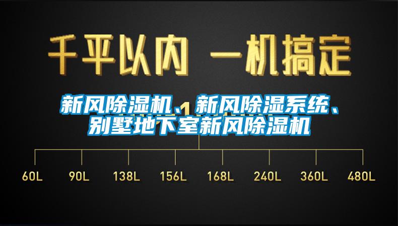 新风除湿机、新风除湿系统、别墅地下室新风除湿机