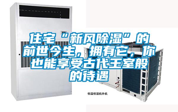 住宅“新风除湿”的前世今生，拥有它，你也能享受古代王室般的待遇