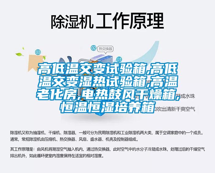 高低温交变试验箱,高低温交变湿热试验箱,高温老化房,电热鼓风干燥箱,恒温恒湿培养箱