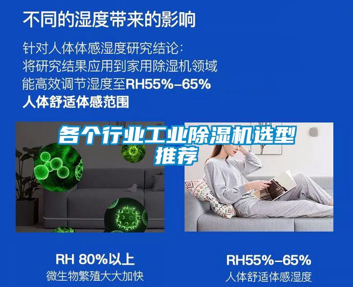 各个行业工业除湿机选型推荐