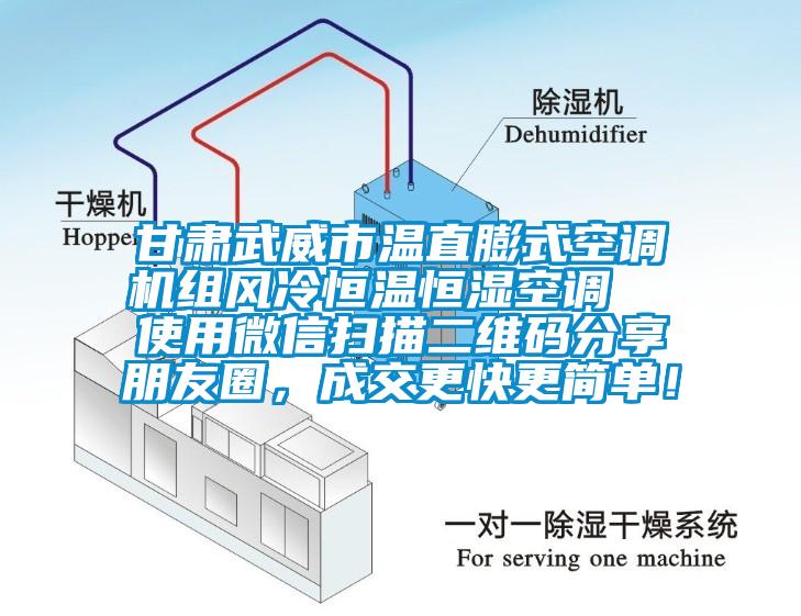 甘肃武威市温直膨式空调机组风冷恒温恒湿空调  使用微信扫描二维码分享朋友圈，成交更快更简单！