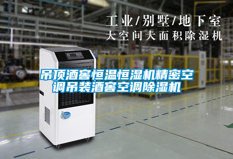 吊顶酒窖恒温恒湿机精密空调吊装酒窖空调除湿机