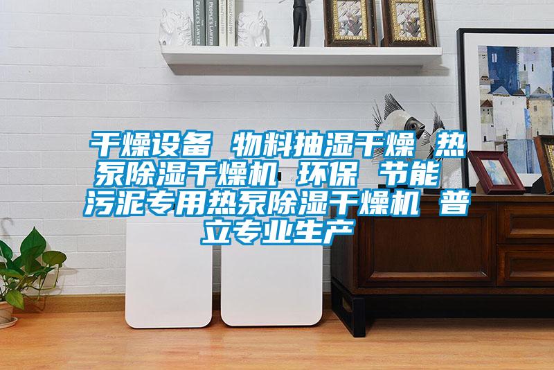 干燥设备 物料抽湿干燥 热泵除湿干燥机 环保 节能 污泥专用热泵除湿干燥机 普立专业生产