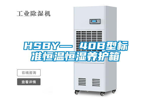 HSBY— 40B型标准恒温恒湿养护箱