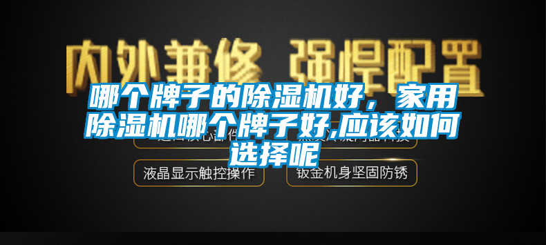 哪个牌子的除湿机好，家用除湿机哪个牌子好,应该如何选择呢