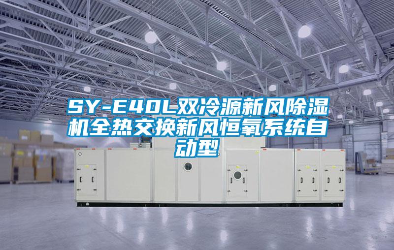 SY-E40L双冷源新风除湿机全热交换新风恒氧系统自动型