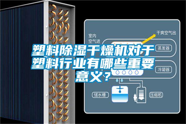 塑料除湿干燥机对于塑料行业有哪些重要意义？