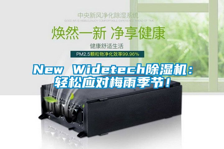New Widetech除湿机：轻松应对梅雨季节！