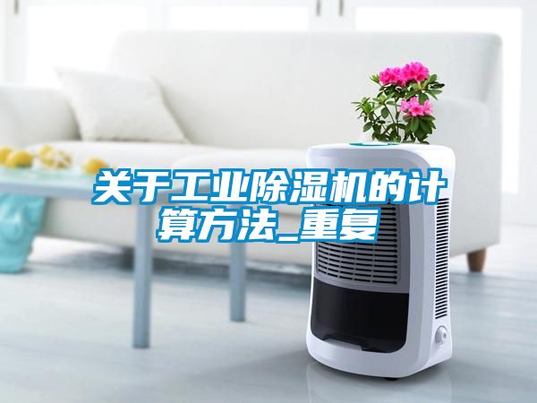 关于工业除湿机的计算方法_重复