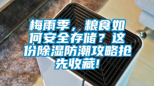 梅雨季，粮食如何安全存储？这份除湿防潮攻略抢先收藏!